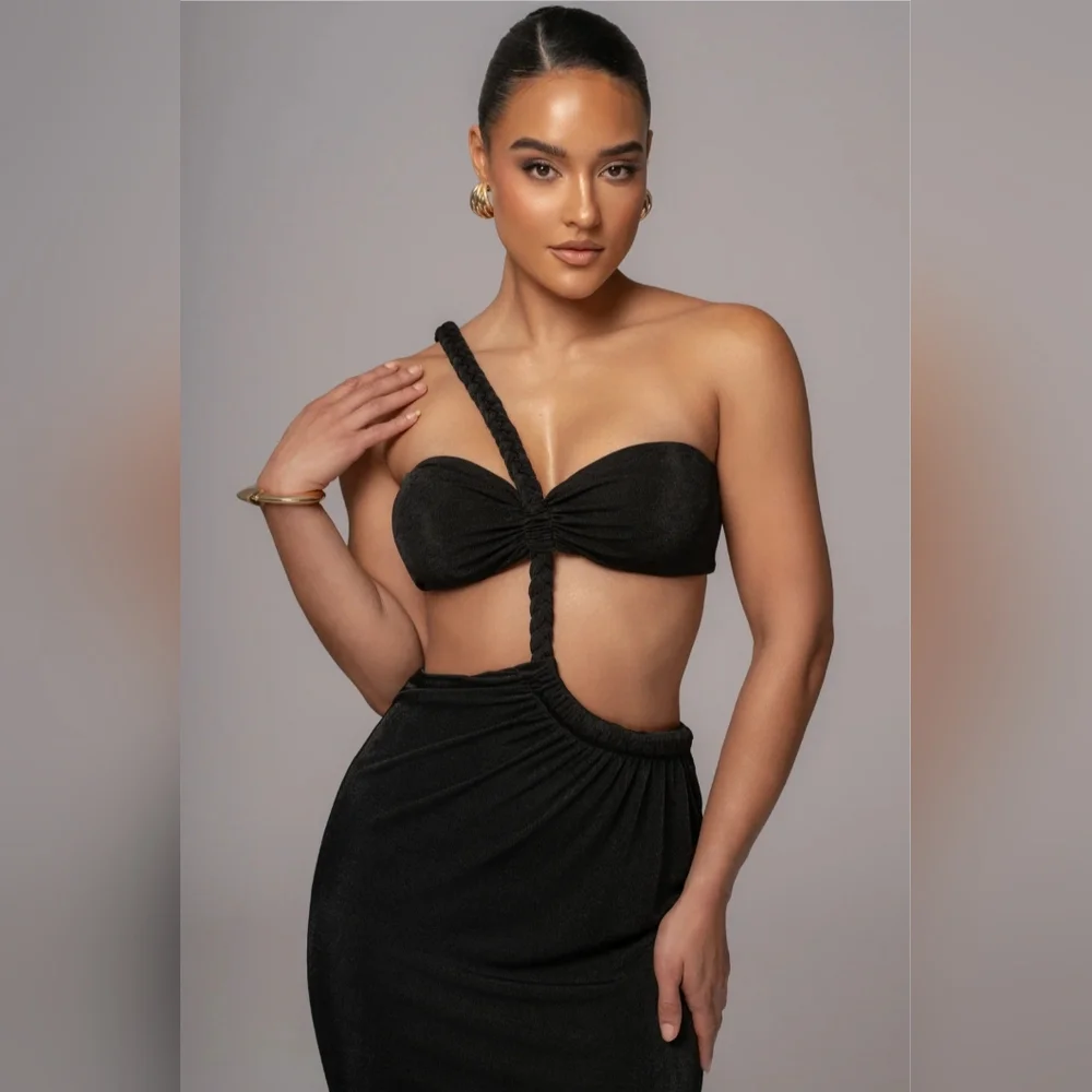 JLUXLABEL Black Cutout Maxi Dress - Picture 5 of 6